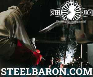 Quality Steel For Quality Blades. Visit SteelBaron.com.